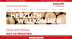 Desktop Screenshot of philipp-forstwerkzeuge.de